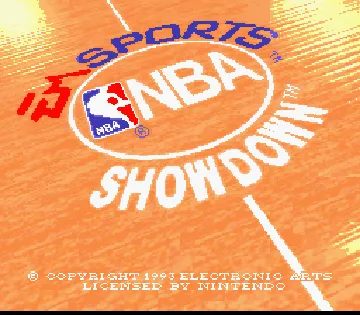 NBA Showdown (USA) (Beta) screen shot title